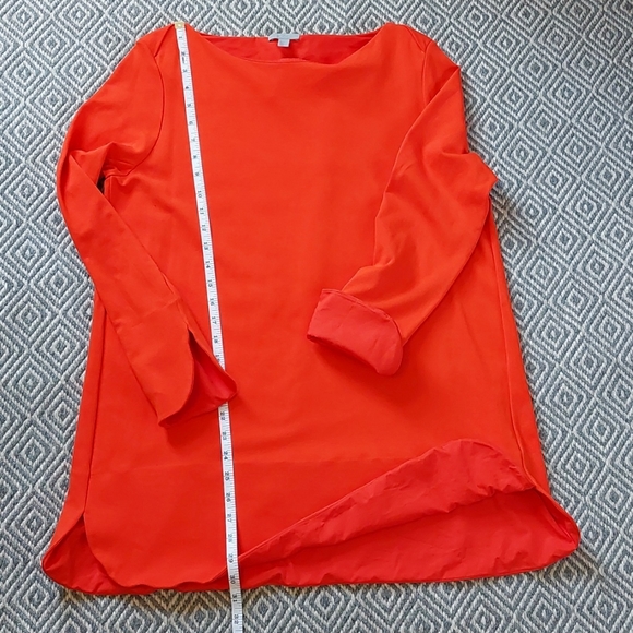 EUC COS orange tunic, size Large - Picture 6 of 7